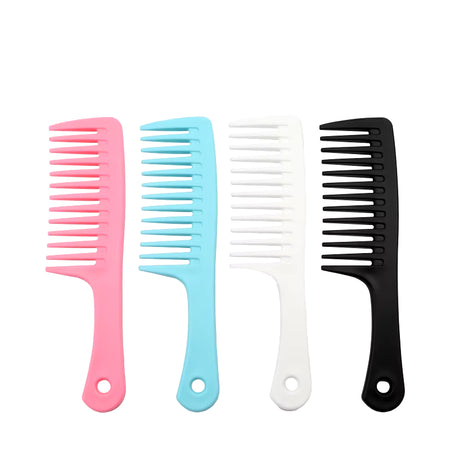 Anti-Static Plastic Hairdressing Wide Tooth Smooth Hair Comb Men'S and Women'S Household Heat Resistant Pro Salon Styling Tools