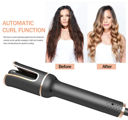 Black Electric Curling Iron